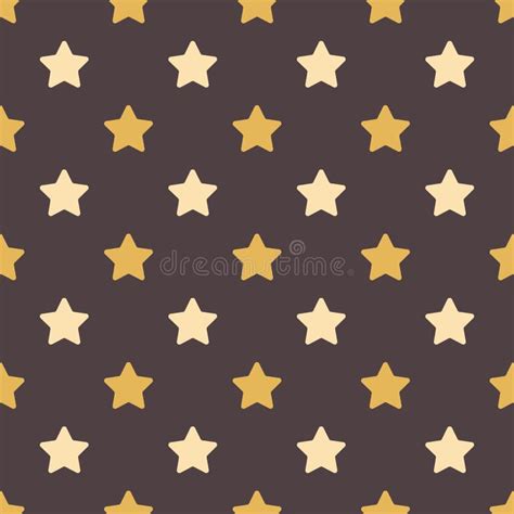 Cute Stars Vector Seamless Pattern Eps 10 Stock Illustration