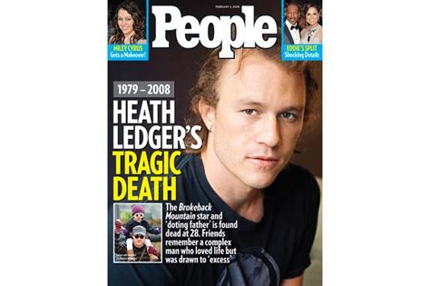 Heath Ledgers Life And Tragic Death People Cover Story