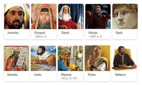 Los Profetas De La Biblia Los Mayores Isaias Jeremias Ezequiel