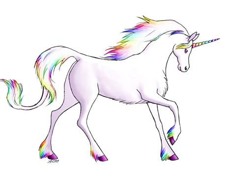 Rainbow Unicorn By Articubone On Deviantart