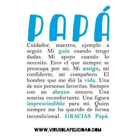 Fathers Day In Spanish Dad In Spanish Fathers Day Poems Happy Father