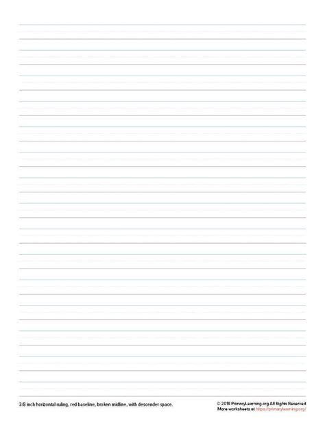 Handwriting Paper For 3rd Grade Writing Paper Template Vegan Leather