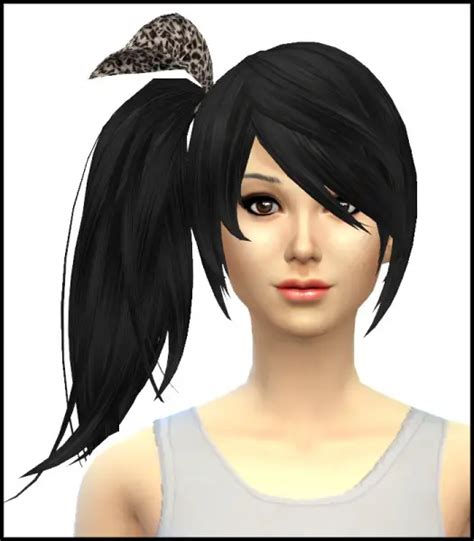 Kijiko Sims Side Ponytail Hairstyle Sims 4 Hairs Vrogue