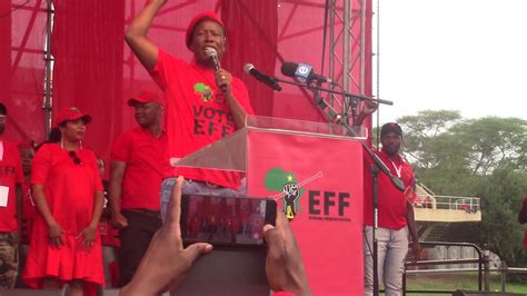must watch julius malema addressing the masses at the eff kzn rally youtube