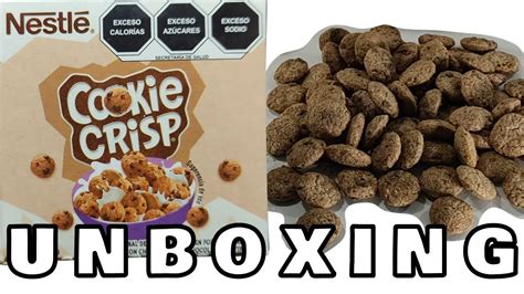 nestle cereal cookie crisp 30 g unboxing youtube