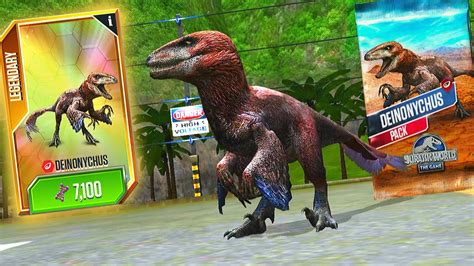 New Legendary Deinonychus Max X3 Lv 40 Jurassic World The Game Youtube