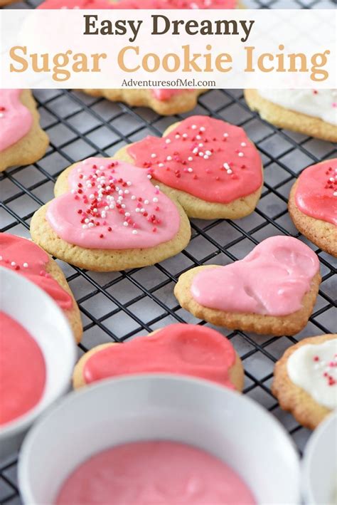 Easy Sugar Cookie Icing Made With Powdered Sugar And A Flavorful