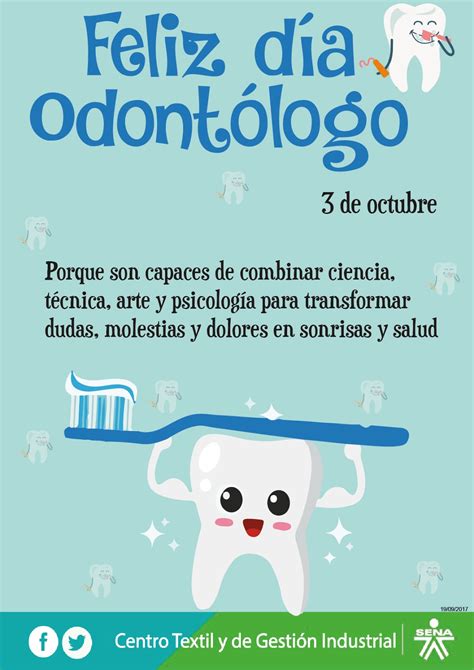 Día del odontólogo en venezuela. Centro Textil y de Gestion Industrial - SENA Regional ...