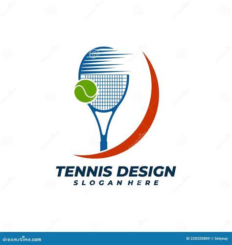Fast Tennis Logo Vector Template Creative Tennis Logo Design Concepts