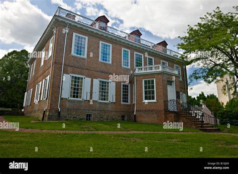 Schuyler Mansion Albany New York Stock Photo Alamy