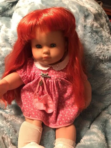 Rare Vintage Zapf Creation 20” Doll Arms And Head Movable Red Head Htf Ebay