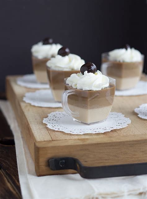 While your coffee is brewing, combine the milk, gelatin, and cinnamon in a small pan and whisk continuously for about 3 minutes over medium heat. Coffee Jello Shots - Cookie Dough and Oven Mitt