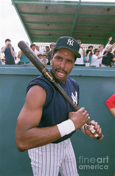 Dave Winfield Posing With Baseball Bat Photograph By Bettmann Pixels