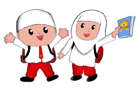 Gambar Kartun Anak Lucu Muslim Dan Muslimah Kartun Gambar Animasi