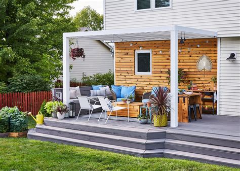 16 Attached Pergola Ideas To Boost Shade And Style In 2021 Small Deck