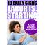 10 Early Signs Of Labor To Watch For  Raising Biracial Babies