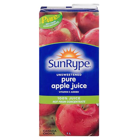Sun Rype Pure Apple Juice 1l
