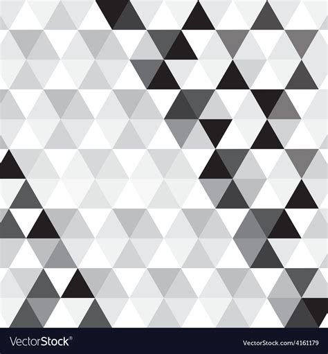 Black Triangle Pattern Background Royalty Free Vector Image