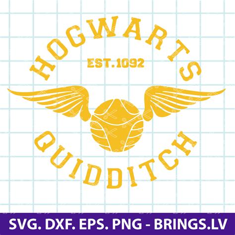 Hogwarts Quidditch Svg Harry Potter Svg Png Dxf Eps Cut Files