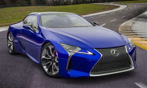Lexus Lc500 In ‘structural Blue A Specialised Paint Coating Which Took