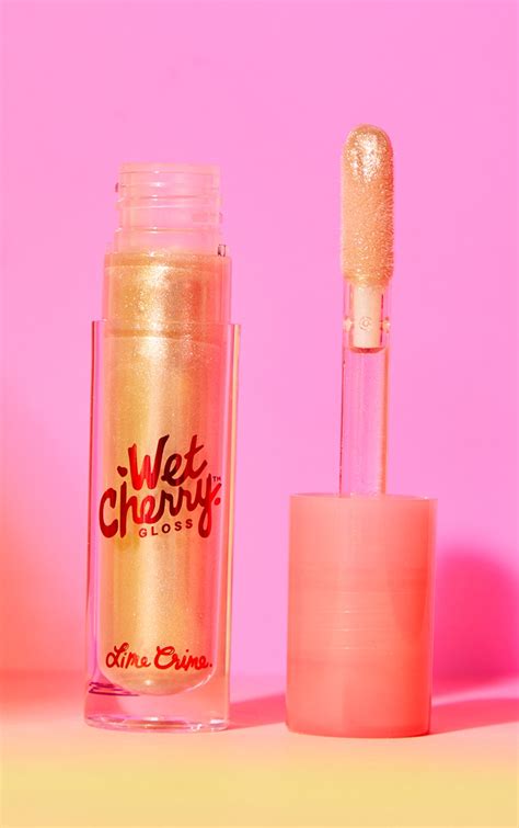 Lime Crime Wet Cherry Lip Gloss Sparkling Cherry Prettylittlething Il