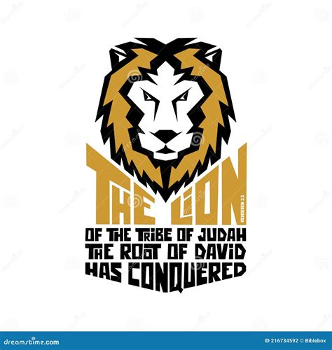 Biblical Illustration Christian Art The Lion Of The Tribe Of Judah