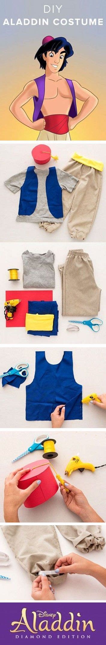 This aladdin costume diy is inspired by the vest from the 2019 movie! #DIY Easy To Do Aladdin Halloween Kids Costume ︎ #halloween #aladdin #disney | Aladdin halloween ...