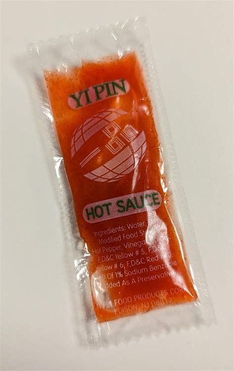 Yi Pin Hot Sauce Canada Rcondimentpackets