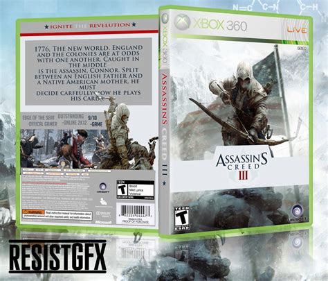 Viewing Full Size Assassins Creed Iii Box Cover