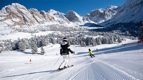 Ski Resort Val Gardena Dolomites Italy