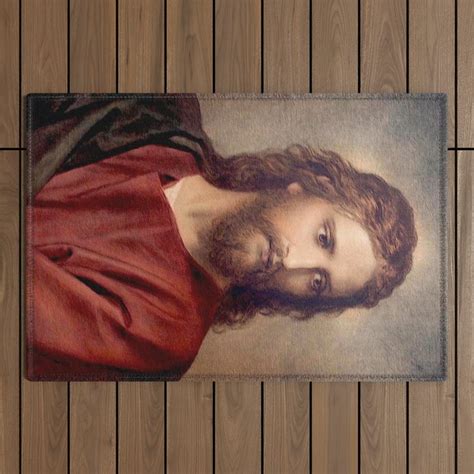 Heinrich Hofmann Christ 1889 Outdoor Rug By Julscela Society6