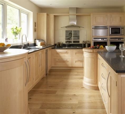Make sure they reflect each other. Maple cabinets - a good choice for elegant and modern ...