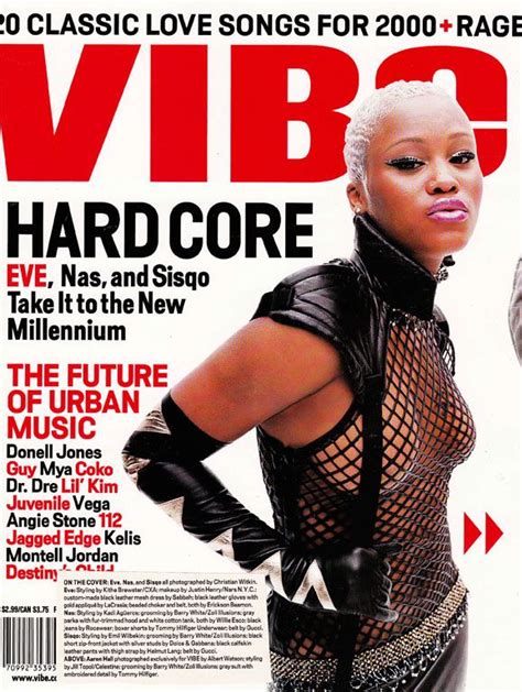 Rapper Eve Cover Girl For Vibe Magazine Wearing Sabbah