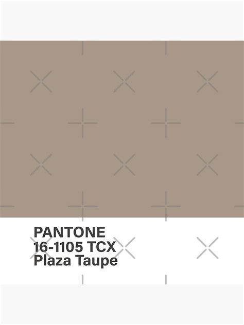 Pantone 16 1105 Tcx Plaza Taupe Poster For Sale By Princessmi Com