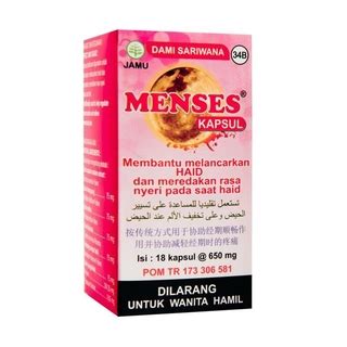 Jual Menses Kapsul Melancarkan Haid Dan Meredakan Nyeri Haid Shopee