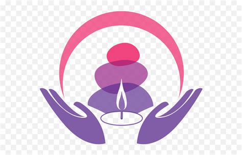Healing Hand Massage U0026 Beauty Spa Logo Heavenly Massage Emojirub