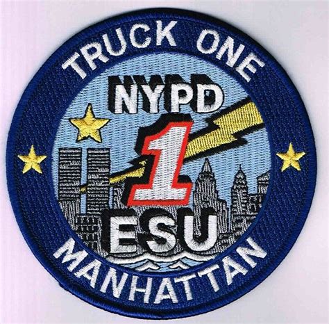 Nypd Huntsman Esu Truck 1 In 2020 Nypd Police Patches