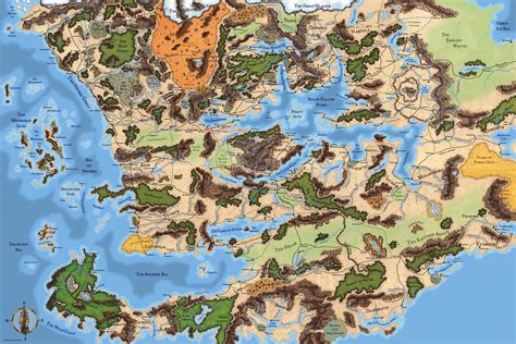 5th Edition Faerun Map 5e Maps And Airlines