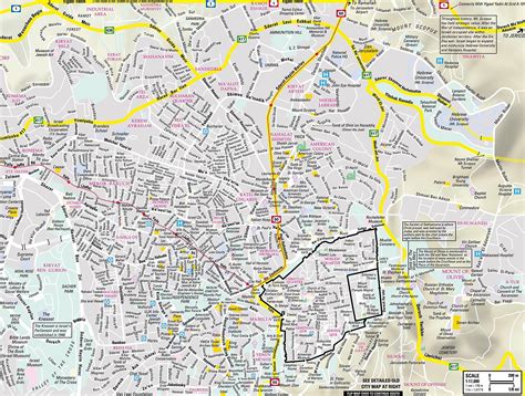 Printable Tourist Map Of Jerusalem