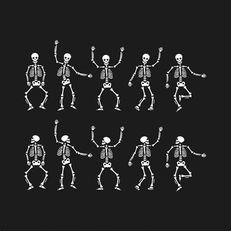 Dancing Skeleton Svg Skeleton Svg Skeleton Parts Svg Etsy