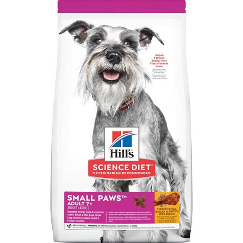 Hills Science Diet Adult 7 Small Paws Chicken Meal Barley And Brown