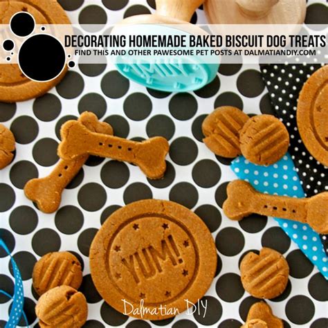 Decorating Homemade Baked Biscuit Dog Treats - Dalmatian DIY