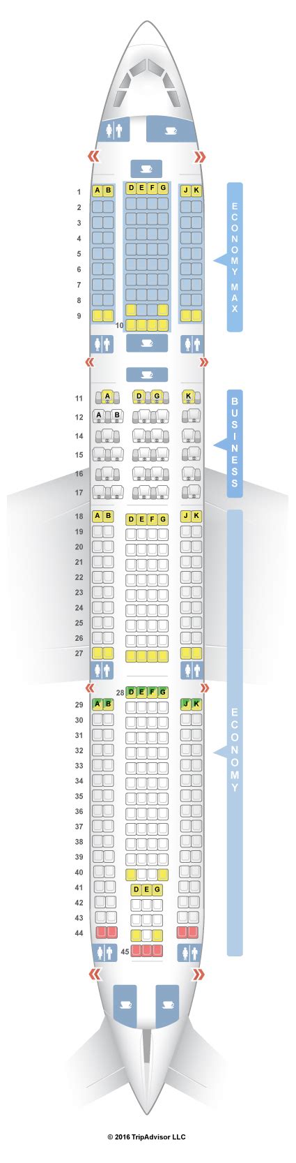 30 Airbus A340 300 Seat Map Maps Database Source