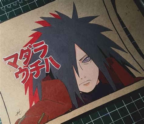 Madara Uchiha By Artxnoa Madara Uchiha Naruto Shippuden Boruto Naruto Drawings Photo Collage