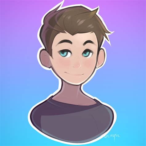 Self Portrait For My Youtube Channels Profile Pic By Lucaslikesdrawing