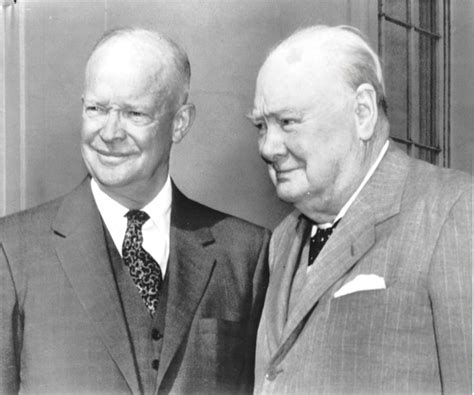 Ap Sir Winston Churchill And Dwight Eisenhower 1954 Catawiki