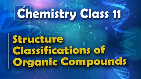 Structure Classifications Of Organic Compounds Basic Principle And