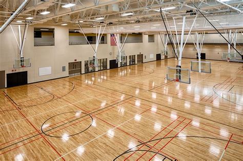 Burnsville High School Field Housebasketball Court Architecture