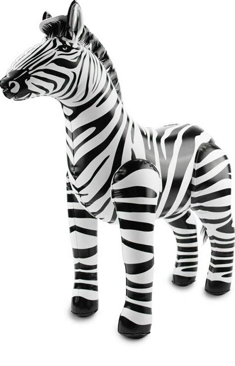 Inflatable Zebra African Safari Party Festival Accessory 60cm X 55cm