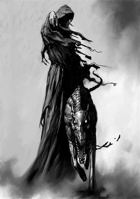 Monk By Donek At Epilogue Grim Reaper Art Horror Art Reaper Tattoo